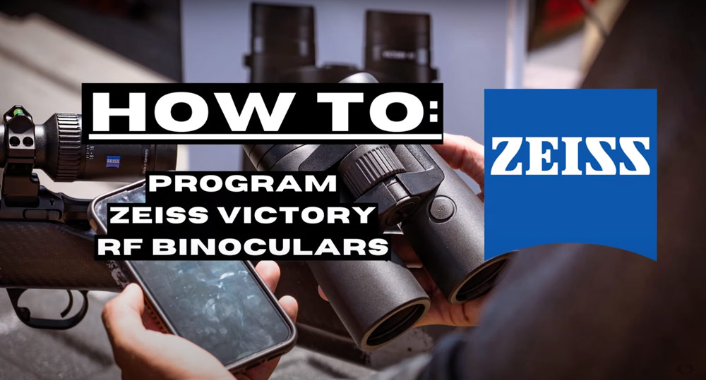 Programing Zeiss Victory RF Binoculars.