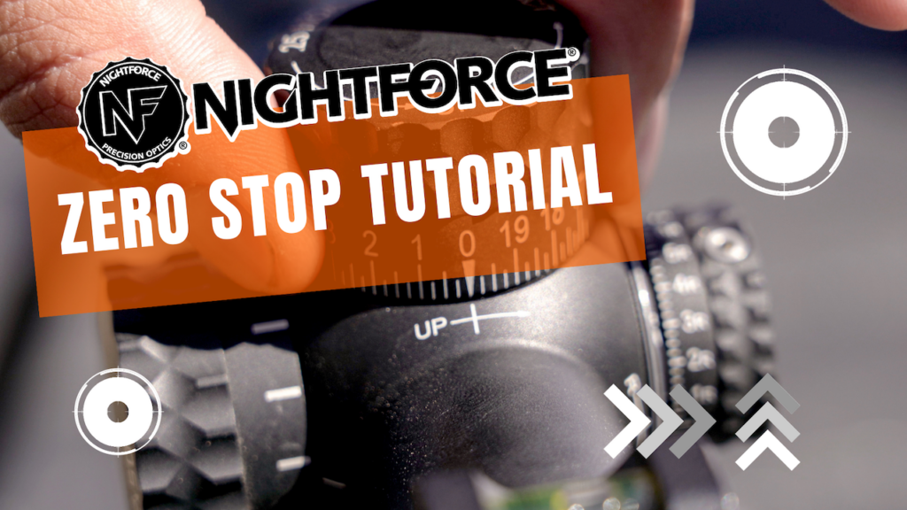 Set Your Nightforce ZeroStop